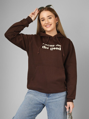 ANVI Be Yourself Full Sleeve Solid Women Sweatshirt