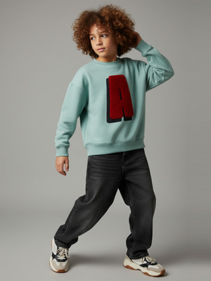 Cherry Crumble by Nitt Hyman Full Sleeve Color Block Baby Boys & Baby Girls Sweatshirt