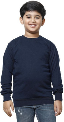 Kaayu Full Sleeve Solid Boys Sweatshirt