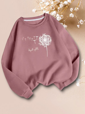 DRAXSTARS Full Sleeve Solid Women Sweatshirt