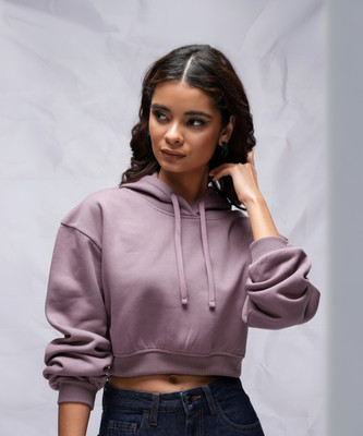 Tokyo Talkies Full Sleeve Solid Women Sweatshirt