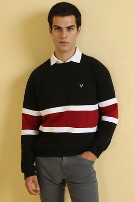 Allen Solly Full Sleeve Striped Men Sweatshirt