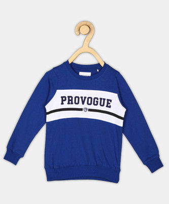PROVOGUE Full Sleeve Printed Boys Sweatshirt