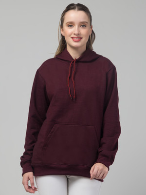 ADIXUS Full Sleeve Solid Women Sweatshirt
