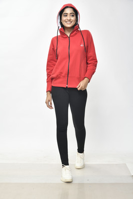 Alivee Full Sleeve Solid Women Sweatshirt