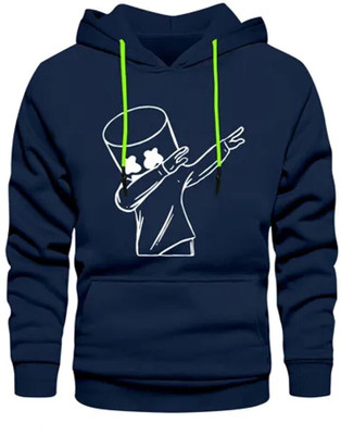 Adam White Full Sleeve Printed Men Sweatshirt