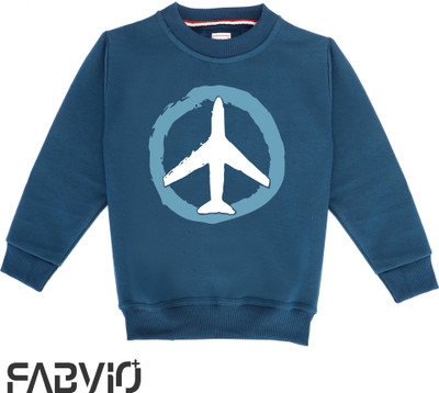 FABVIO PLUS Full Sleeve Graphic Print Boys Sweatshirt