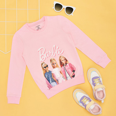 Pantaloons Junior Full Sleeve Printed Girls Sweatshirt