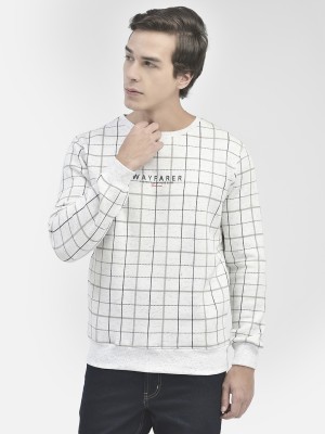 CRIMSOUNE CLUB Full Sleeve Checkered Men Sweatshirt