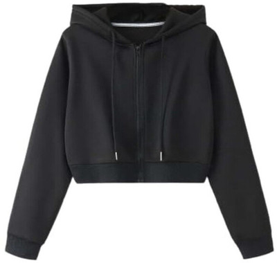 LLL FASHION Full Sleeve Solid Women Sweatshirt