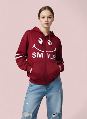 Shonisha Full Sleeve Printed Women Sweatshirt