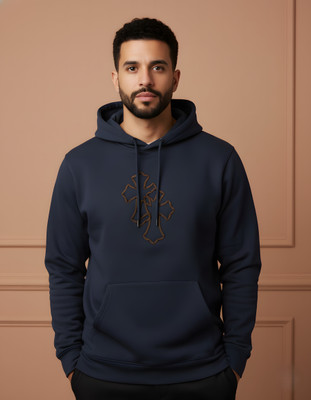 EMBRAVYA Full Sleeve Embroidered Men Sweatshirt