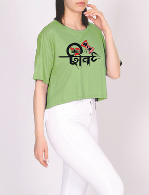 Avsenterprisess Short Sleeve Solid Women Sweatshirt