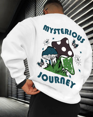 AOOSH Full Sleeve Printed Men Sweatshirt