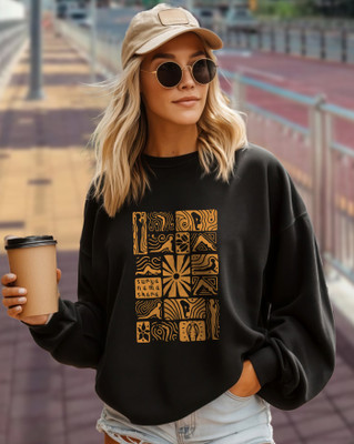 ENITOR Full Sleeve Printed Women Sweatshirt