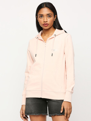Pepe Jeans Full Sleeve Solid Women Sweatshirt
