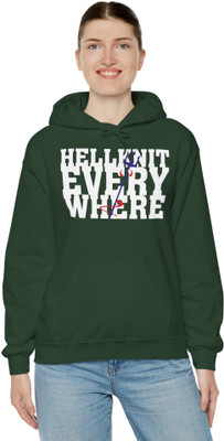 Hellknit Full Sleeve Printed Women Sweatshirt