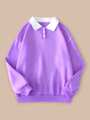 RETROIT Full Sleeve Solid Women Sweatshirt