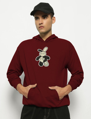 WOXEN Full Sleeve Applique Men Sweatshirt