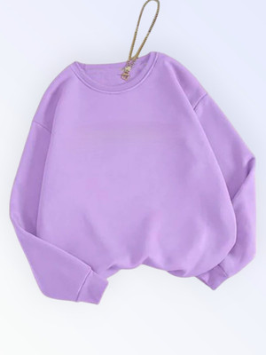 Draxstar Premi Full Sleeve Solid Women Sweatshirt