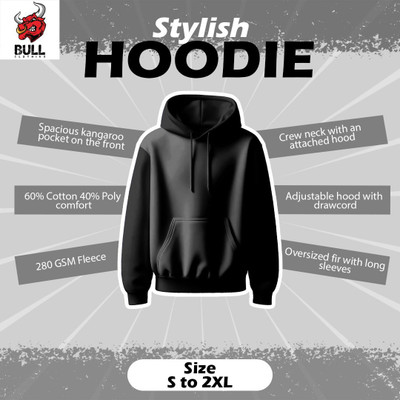 BULL CLOTHING Full Sleeve Printed Men & Women Sweatshirt