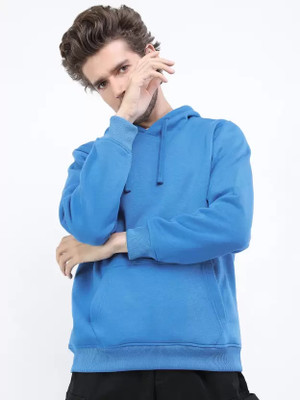 Timyka Full Sleeve Solid Men Sweatshirt