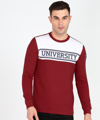 PETER ENGLAND Full Sleeve Printed Men Sweatshirt