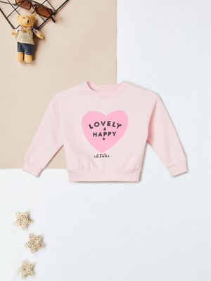 MAX Full Sleeve Printed Girls Sweatshirt