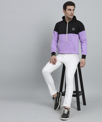 SILVANUS Full Sleeve Color Block Men Sweatshirt