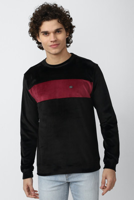 PETER ENGLAND Full Sleeve Color Block Men Sweatshirt