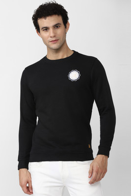 Van Heusen Academy Full Sleeve Solid Men Sweatshirt