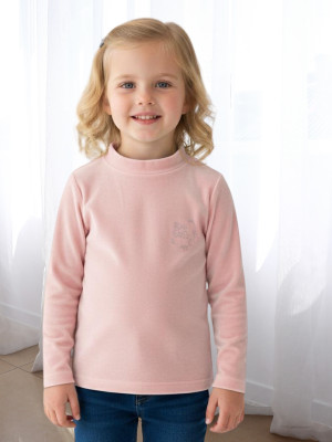 salvia Full Sleeve Solid Girls Sweatshirt
