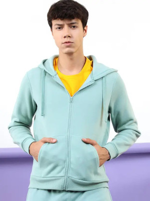 Timyka Full Sleeve Solid Men Sweatshirt