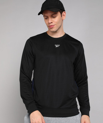 REEBOK Full Sleeve Solid Men Sweatshirt