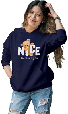 Wellvery Full Sleeve Graphic Print, Printed Women Sweatshirt