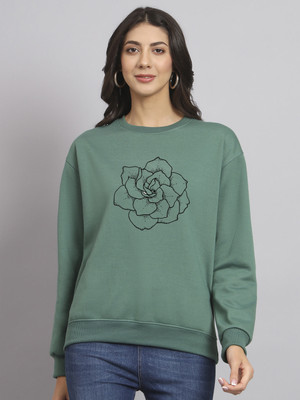 OBAAN Full Sleeve Printed Women Sweatshirt