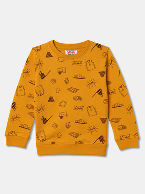 R&B Full Sleeve Graphic Print Boys Sweatshirt