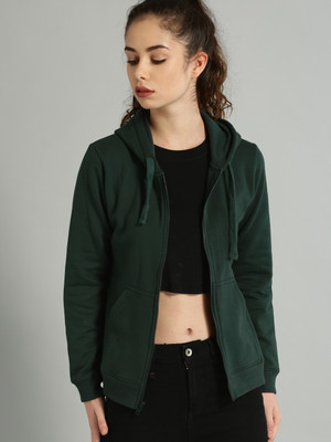 Timyka Full Sleeve Solid Women Sweatshirt