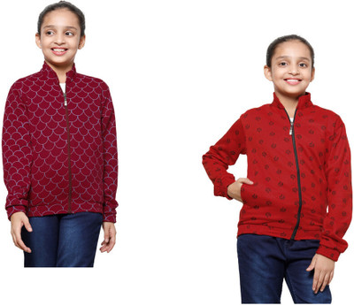 IndiWeaves Full Sleeve Printed Girls Sweatshirt