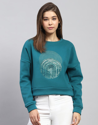 MONTE CARLO Full Sleeve Printed Women Sweatshirt