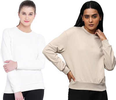 PicPok Full Sleeve Solid Women Sweatshirt