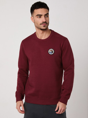 Wildcraft Full Sleeve Solid Men Sweatshirt