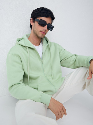 The Souled Store Full Sleeve Solid Men Sweatshirt