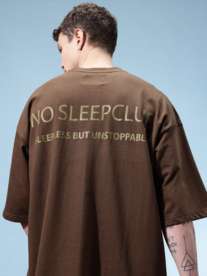 Glitchez Short Sleeve Printed Men Sweatshirt