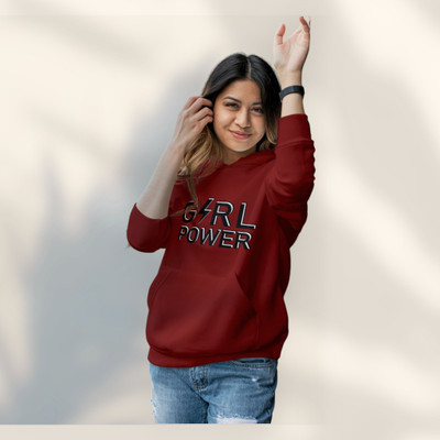 EZCLOTHING Full Sleeve Printed Women Sweatshirt