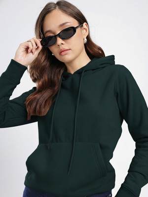 KICKBUDS Full Sleeve Solid Women Sweatshirt