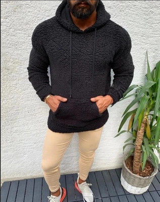 Bellwit Full Sleeve Self Design Men Sweatshirt