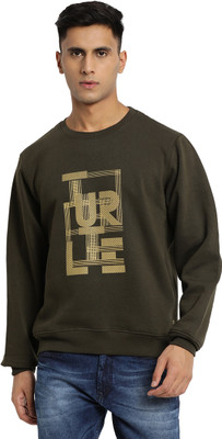 TURTLE Full Sleeve Printed Men Sweatshirt