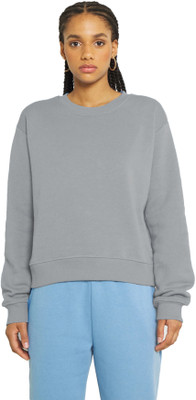 Koverify Full Sleeve Solid Women Sweatshirt