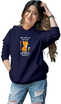 Wellvery Full Sleeve Printed Women Sweatshirt